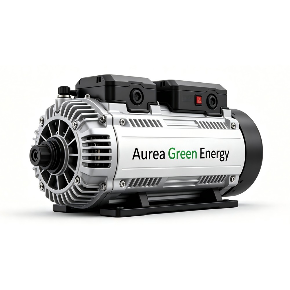 Aurea Green Energy High Efficiency Permanent Magnet Electric Generator, Industrial Grade Low Fuel Consumption Power Generator for Home Backup, Farm & Small Commercial Power Supply